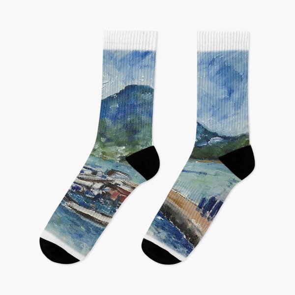 Item preview, Landscape with a boat - on-site oil on canvas designed and sold by oriondoor.