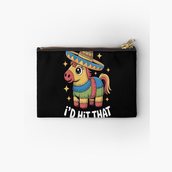 Item preview, Funny Piñata Horse “I’d Hit That” – Cute Fiesta Party Humor Sombrero Cartoon designed and sold by KarmaMcdonald.
