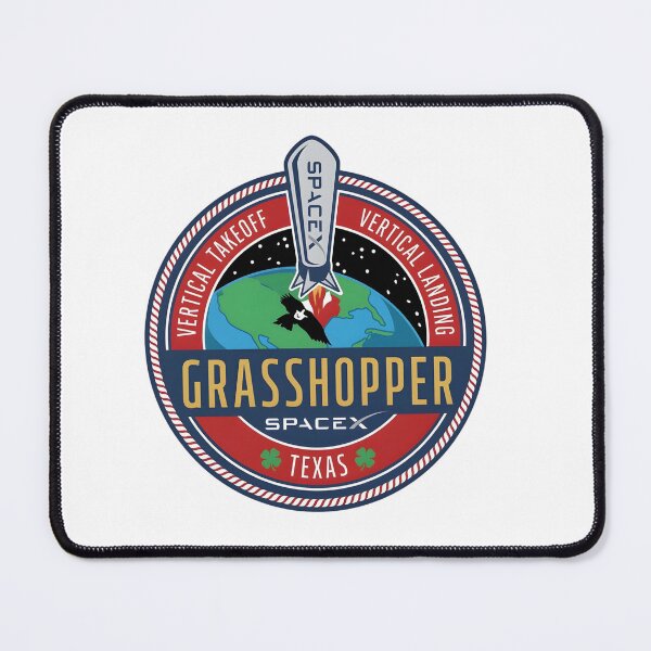 Item preview, SpaceX Grasshopper VTVL Test Program Patch designed and sold by CharlieDesings.