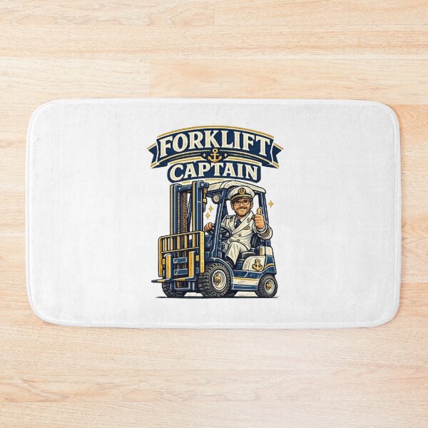 Item preview, Forklift Captain Nautical Retro Operator Design designed and sold by RetroNibylander.