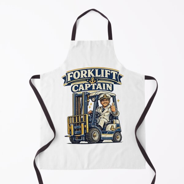 Item preview, Forklift Captain Nautical Retro Operator Design designed and sold by RetroNibylander.