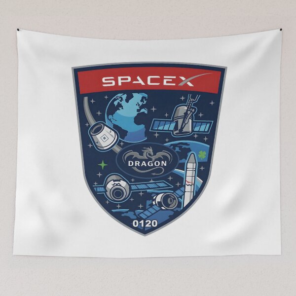 Item preview, SpaceX Dragon 20th Successful Flight Commemorative Patch designed and sold by CharlieDesings.