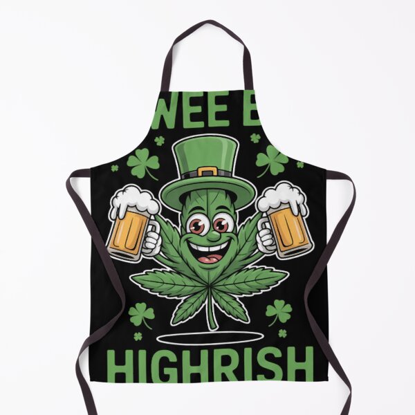 Item preview, A Wee Bit Highrish Funny 420 Weed Marijuana St Patricks Day designed and sold by LauraHarrison46.