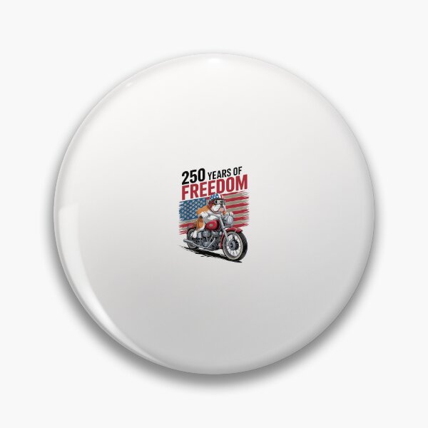 Item preview, 250 Years Of Freedom Bulldog Biker designed and sold by scottygrindz.