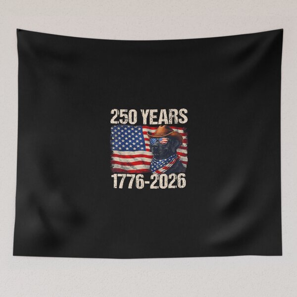 Item preview, 250 Years Labrador American Flag designed and sold by scottygrindz.