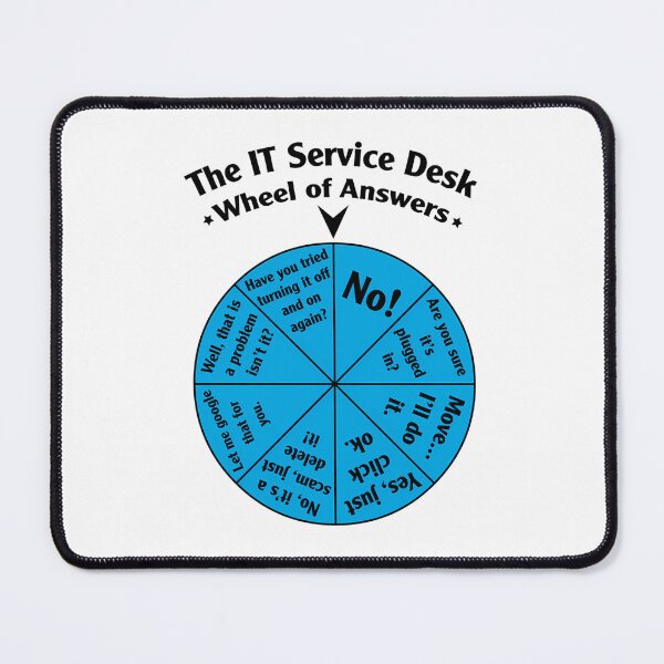 Item preview, The IT Service Desk Wheel of Answers designed and sold by Megaplay.