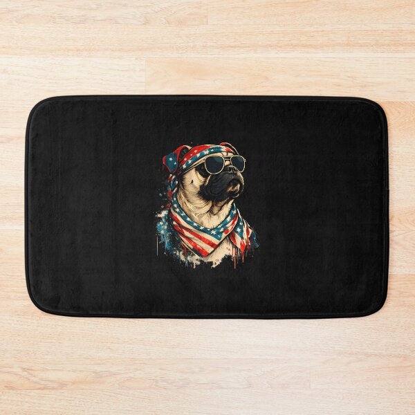 Item preview, Pug Dog American Flag Patriotic designed and sold by scottygrindz.