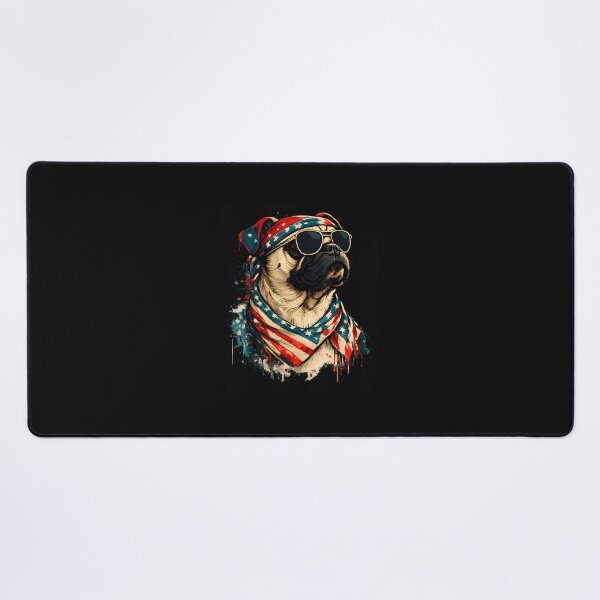 Item preview, Pug Dog American Flag Patriotic designed and sold by scottygrindz.
