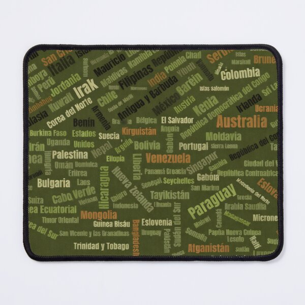 Item preview, Paraguay and Countries of the World – International Typography Design designed and sold by FlorenciaStudio.