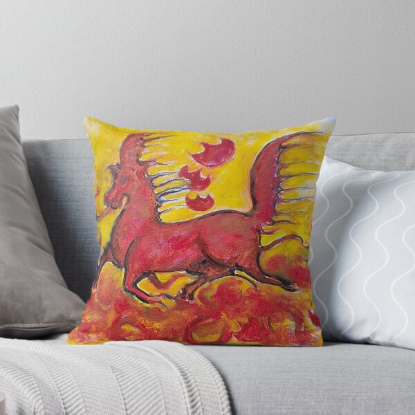 Item preview, Flying Red Horse – Fantasy Art designed and sold by oriondoor.