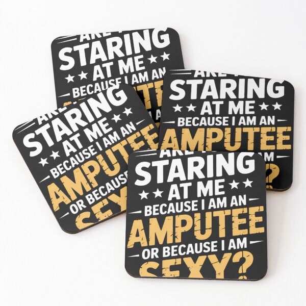 Item preview, Amputee Prosthetic Leg Arm Funny Joke  designed and sold by LauraHarrison46.
