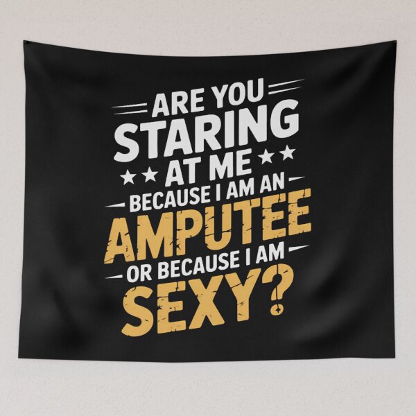 Item preview, Amputee Prosthetic Leg Arm Funny Joke  designed and sold by LauraHarrison46.
