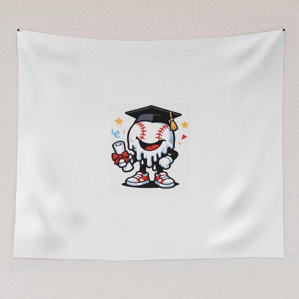 Item preview, Ice Cream Drip Graduation Class Baseball  designed and sold by scottygrindz.