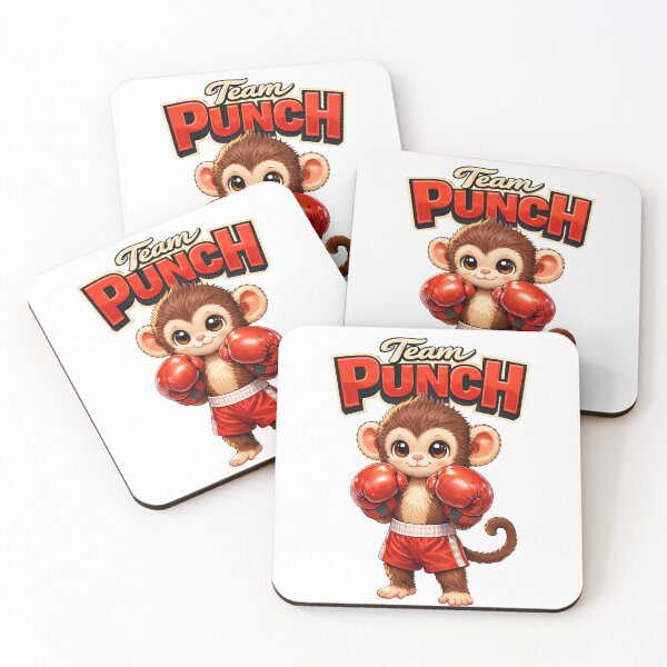 Item preview, Cute Boxing Monkey Team Punch designed and sold by madebysiwa.