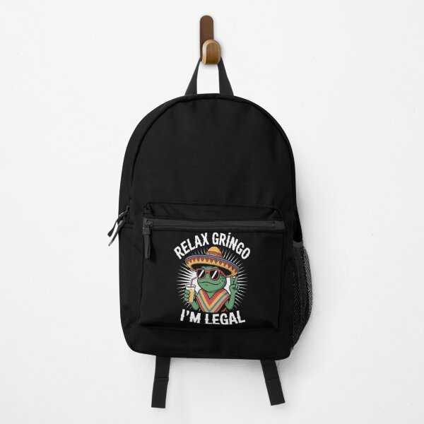 Item preview, Relax Gringo I'm Legal - Funny Mexican Frog Illustration designed and sold by KarmaMcdonald.