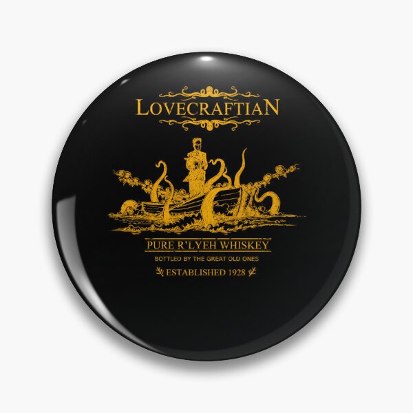 Item preview, LovecraftianR'lyeh Whiskey Gold Label  designed and sold by Aidan Core.