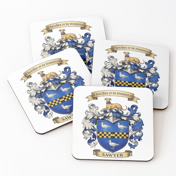 Item preview, The Sawyer Family Coat of Arms designed and sold by BagTown Clans.
