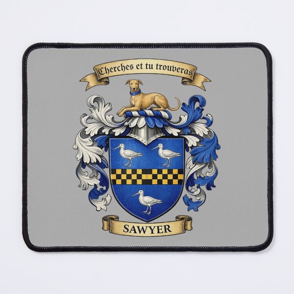 Item preview, The Sawyer Family Coat of Arms designed and sold by BagTown Clans.