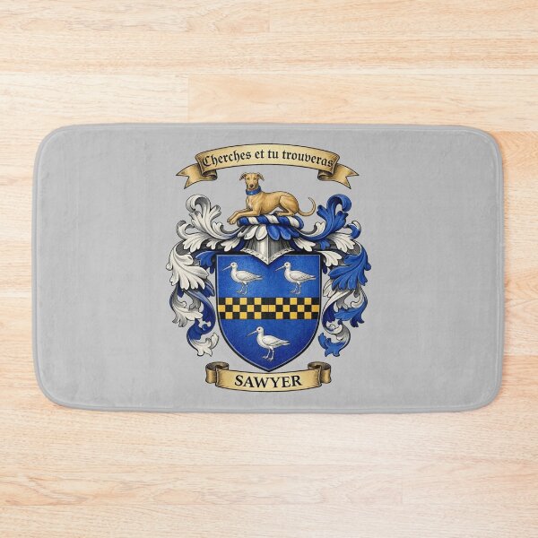 Item preview, The Sawyer Family Coat of Arms designed and sold by BagTown Clans.