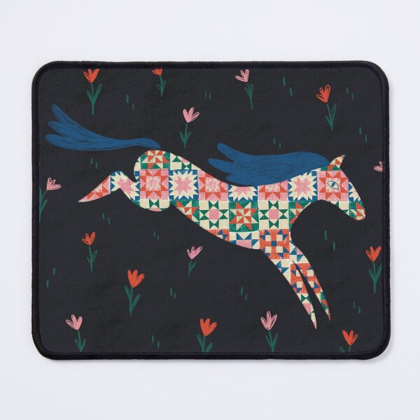 Item preview, Midnight Rider Colored Pencil Art designed and sold by KitschByKate.