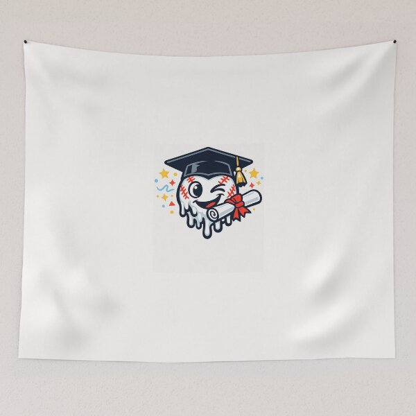 Item preview, Ice Cream Drip Graduation Class Baseball designed and sold by scottygrindz.