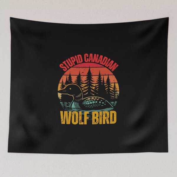 Item preview, Stupid Canadian Wolf Bird  designed and sold by ApolinarNmn4.
