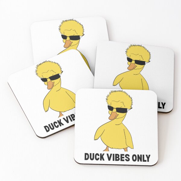 Item preview, Afro Duck Vibes Only – Cool Duck with Sunglasses Meme Sticker | Funny Duck Aesthetic designed and sold by JolaDesignss.