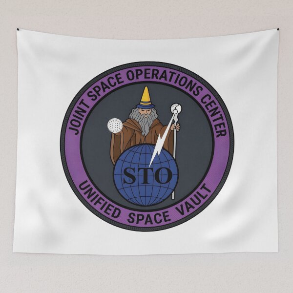 Item preview, Joint Space Operations Center Wizard Emblem - Unified Space Vault designed and sold by CharlieDesings.