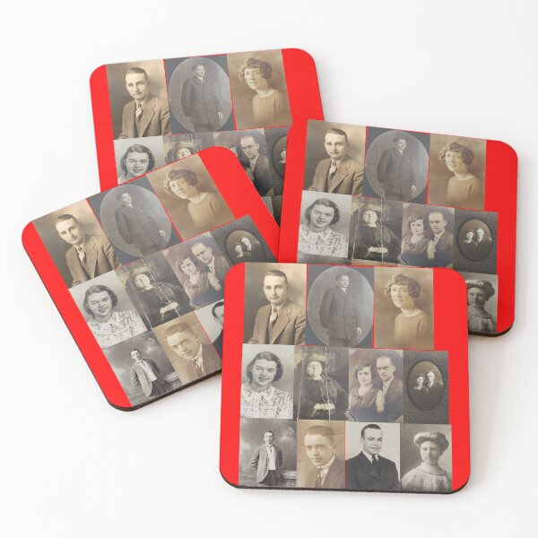 Item preview, Vintage Photo Portrait Collage  designed and sold by Cat Haven & Rescue .