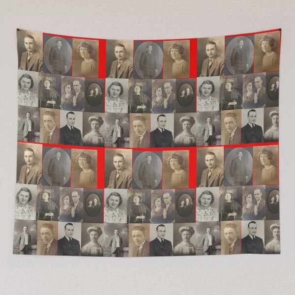 Item preview, Vintage Photo Portrait Collage  designed and sold by Cat Haven & Rescue .