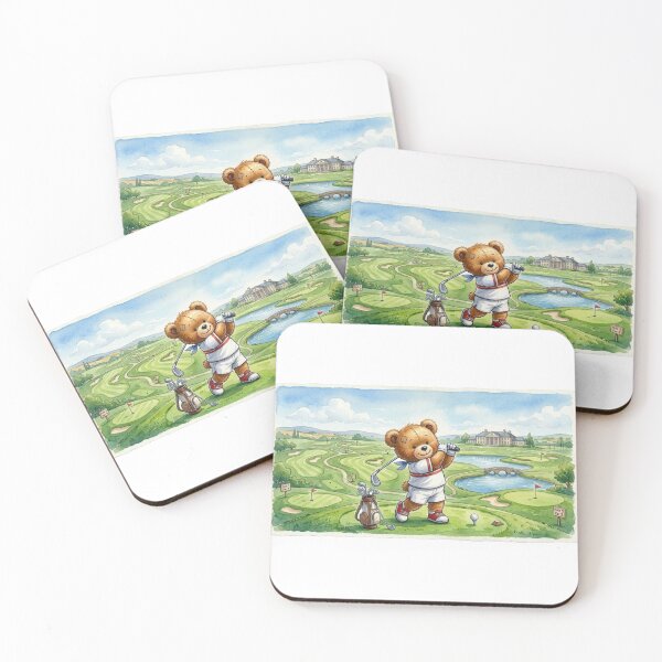 Item preview, Teddy Playing Golf designed and sold by lockdownmind.