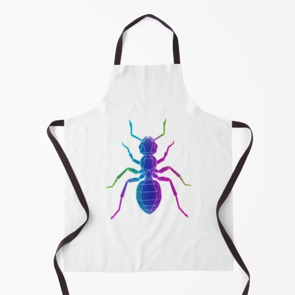 Item preview, Geometric Neon Ant – Futuristic Insect Sticker for Nature Lovers designed and sold by bsbd-action.