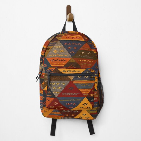Item preview, Moroccan Berber Kilim Geometric Tribal Pattern Textile Design designed and sold by PinUpPizzazz.