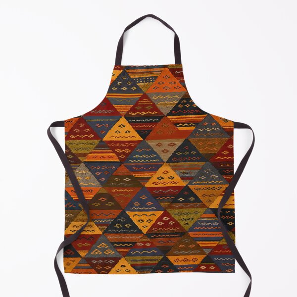 Item preview, Moroccan Berber Kilim Geometric Tribal Pattern Textile Design designed and sold by PinUpPizzazz.