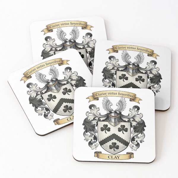 Item preview, The Clay Family Coat of Arms designed and sold by BagTown Clans.