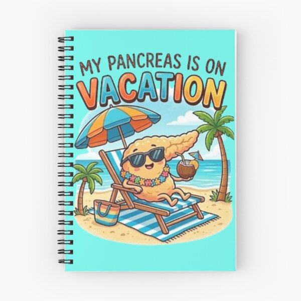 Item preview, My Pancreas Is On Vacation – Diabetes Humor designed and sold by DiabetesPrints.