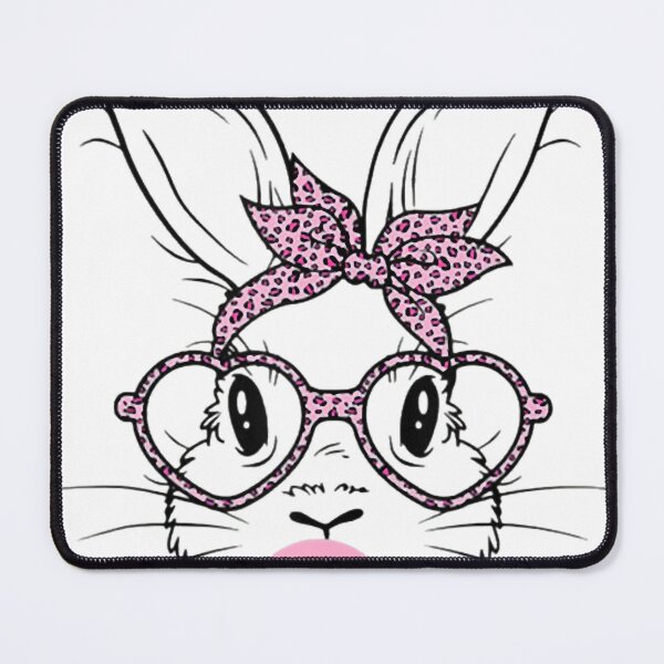 Artikelvorschau, Hasengesicht, Leopardenbrille, Kaugummi, Ostern entworfen und verkauft von LauraHarrison46.