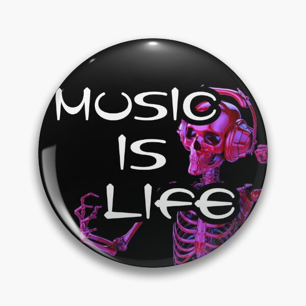 Item preview, Music is Life designed and sold by Escobar's Emporium of Oddities, Trifles, Baubles... and more!.