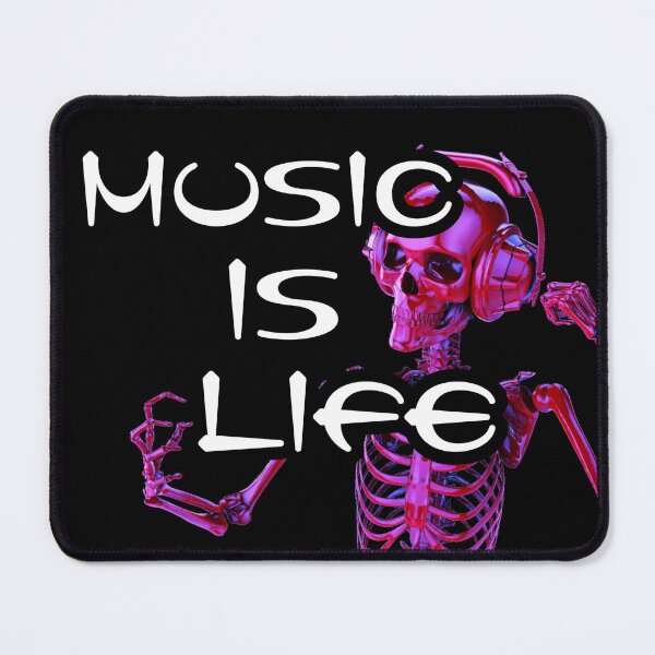 Item preview, Music is Life designed and sold by Escobar's Emporium of Oddities, Trifles, Baubles... and more!.
