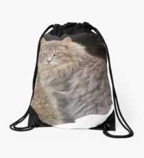 Kitty Drawstring Bag