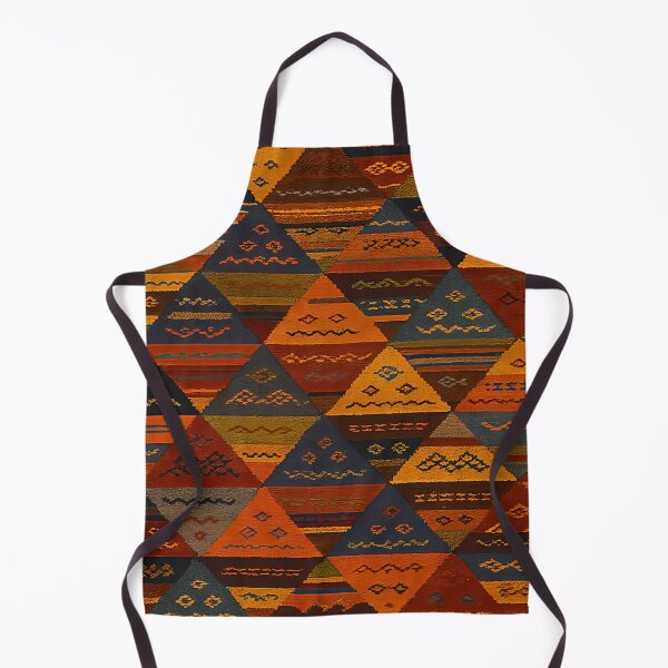 Artikelvorschau, Marokkanisches Berber-Kelim-Textildesign mit geometrischem Stammesmuster entworfen und verkauft von PinUpPizzazz.