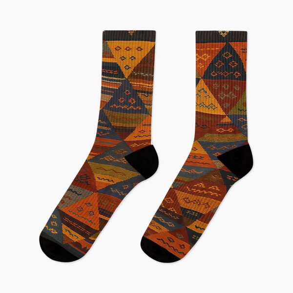 Item preview, Moroccan Berber Kilim Geometric Tribal Pattern Textile Design designed and sold by PinUpPizzazz.