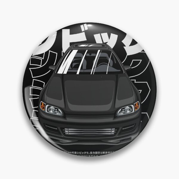 Item preview, Civic EG6 SiR-II (Flint Black Metallic) designed and sold by JioojiProject.