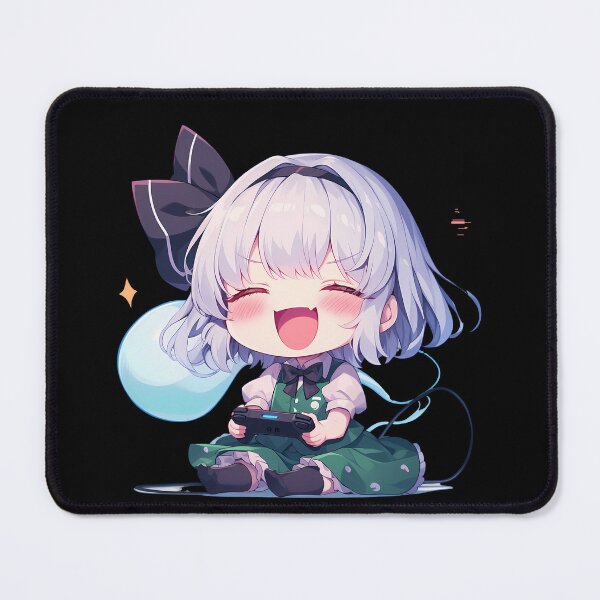 Item preview, Youmu Konpaku Touhou Chibi Anime Girl Cute Gaming Design designed and sold by earlobejerk.