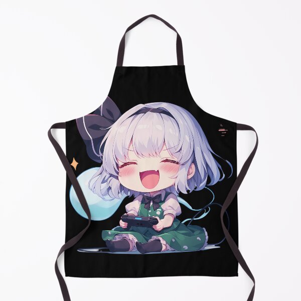 Item preview, Youmu Konpaku Touhou Chibi Anime Girl Cute Gaming Design designed and sold by earlobejerk.