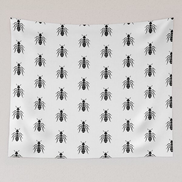 Item preview, Minimalist Ant Icon – Black Insect T-Shirt for Urban Style designed and sold by bsbd-action.