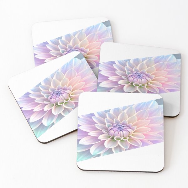 Item preview, Dreamy Pastel Dahlia Blossom Ticket with Gradient Colors designed and sold by Creative88Art.