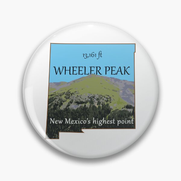 Item preview, New Mexico's Wheeler Peak illustration designed and sold by scrossdesigns.