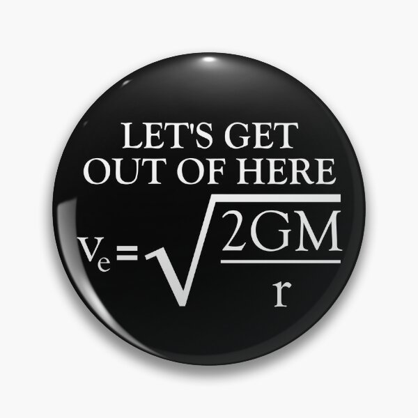 Item preview, Physics Joke Escape Velocity Funny Science Gear designed and sold by DynamicDesign.