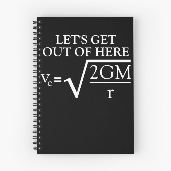Item preview, Physics Joke Escape Velocity Funny Science Gear designed and sold by DynamicDesign.